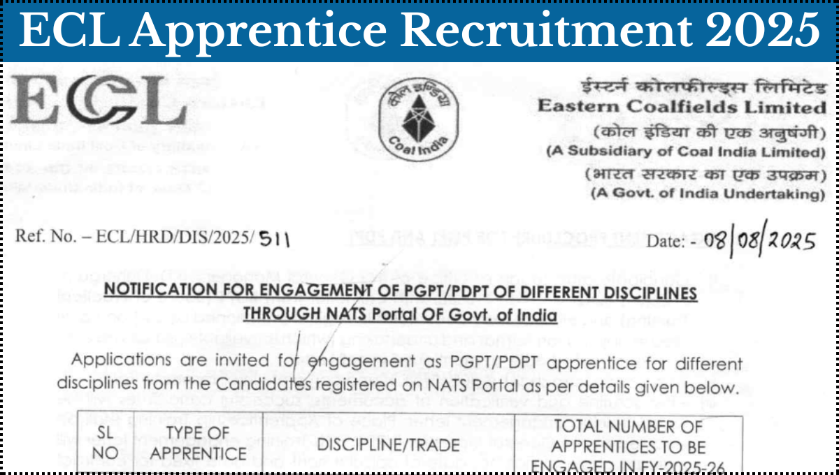 ECL Apprentice Recruitment 2025